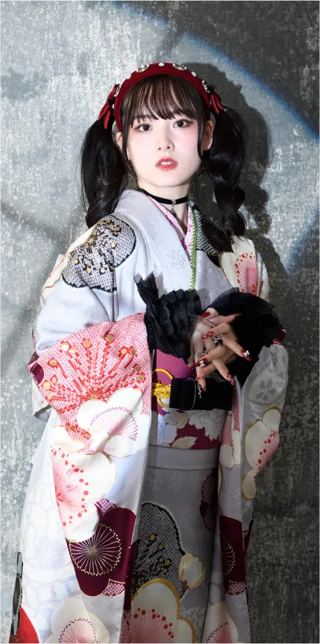 韓国っぽクールの振袖3