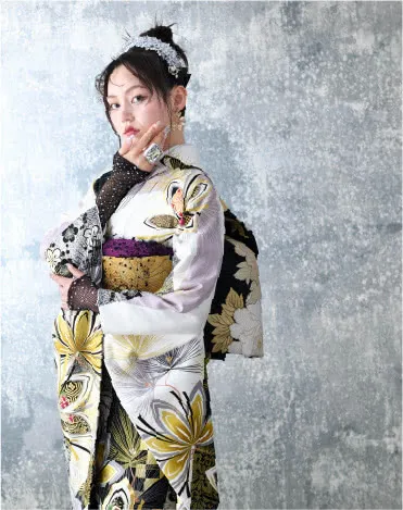 韓国っぽクールの振袖12