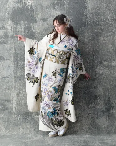 韓国っぽクールの振袖23