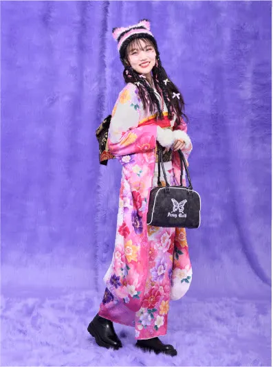 韓国っぽキュートの振袖9