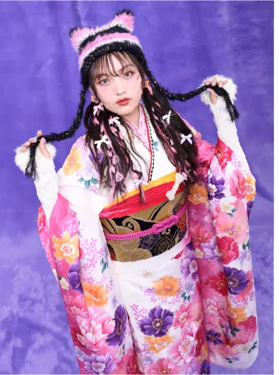 韓国っぽキュートの振袖10