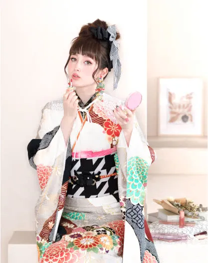 韓国っぽレトロの振袖6