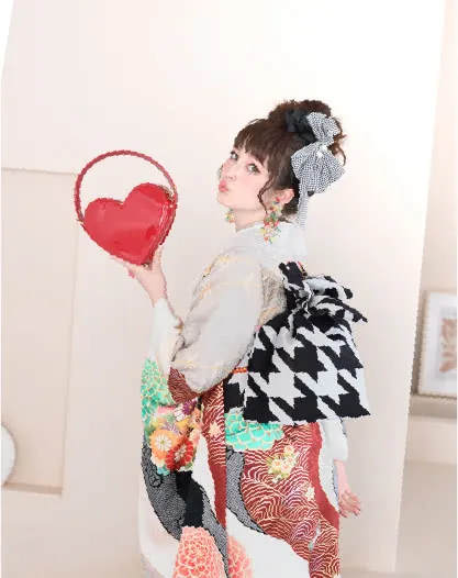 韓国っぽレトロの振袖7