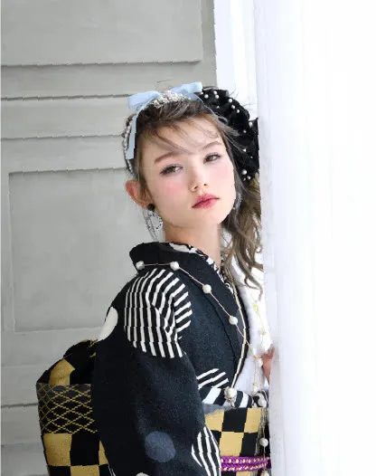 韓国っぽレトロの振袖9