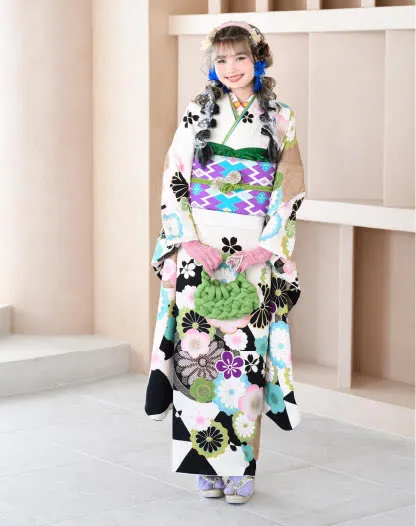 韓国っぽレトロの振袖19