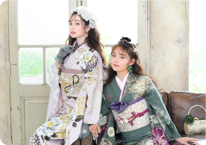 くすみ、モノクロ、韓国風？“今の気分”で選べる振袖コーデ イメージ写真