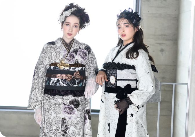 くすみ、モノクロ、韓国風？“今の気分”で選べる振袖コーデ イメージ写真