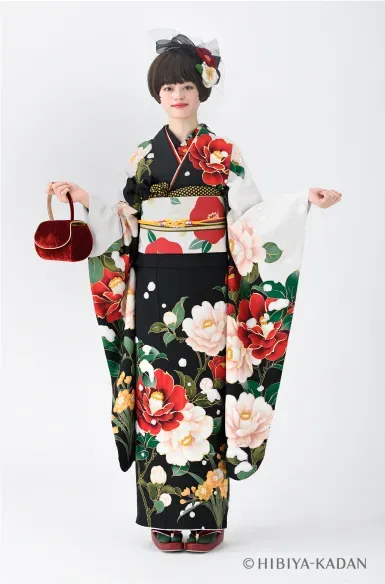 「赤」「白」カラーの振袖10