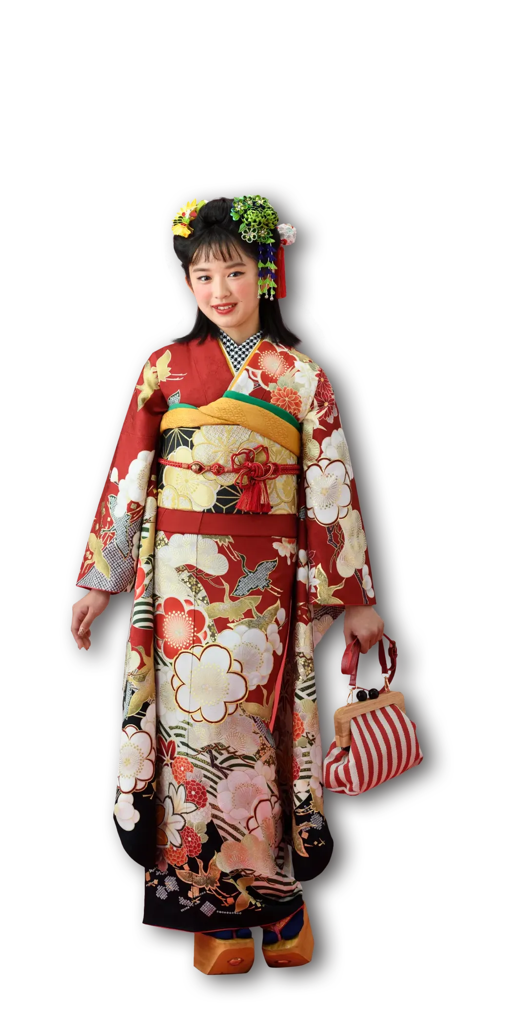 国井 優愛ちゃん 赤振袖
