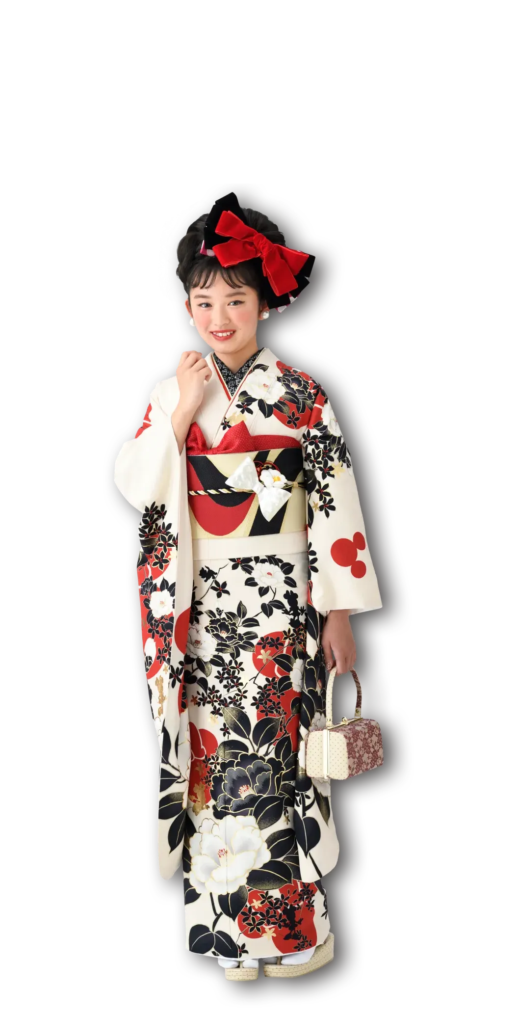 国井 優愛ちゃん 白振袖