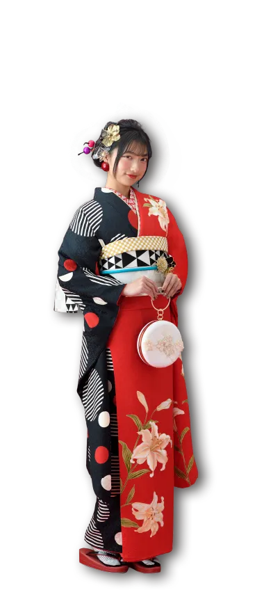 飯高 来美ちゃん 赤振袖