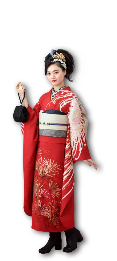 髙橋 希海ちゃん 赤振袖
