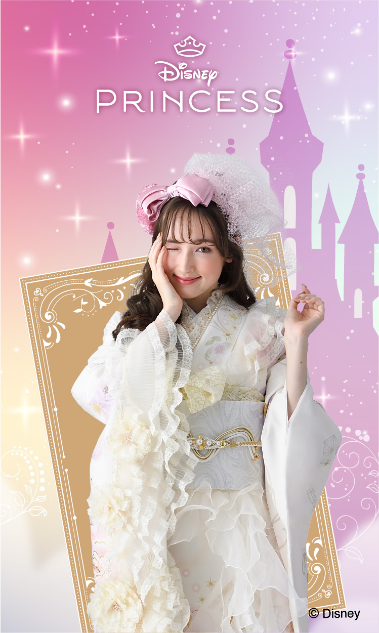 Disney Princess振袖メインビジュアル