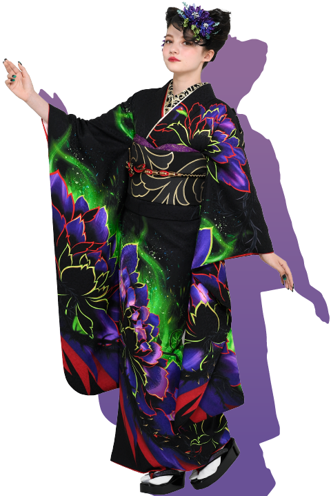 マレフィセント振袖イメージ画像