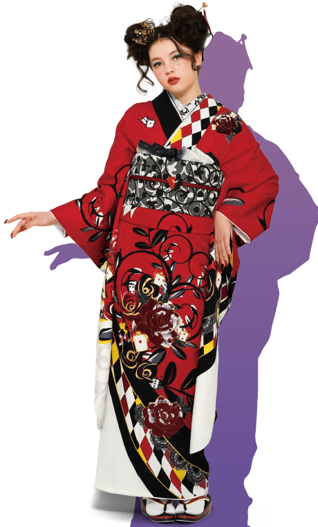 ハートの女王振袖イメージ画像