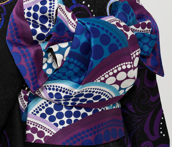 海の魔女アースラ振袖イメージ画像