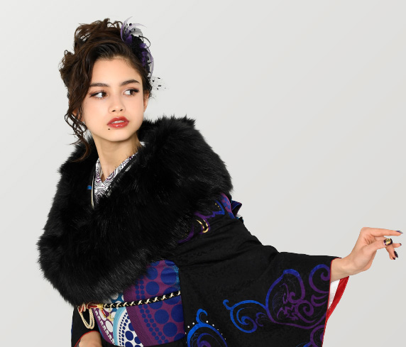 海の魔女アースラ振袖イメージ画像