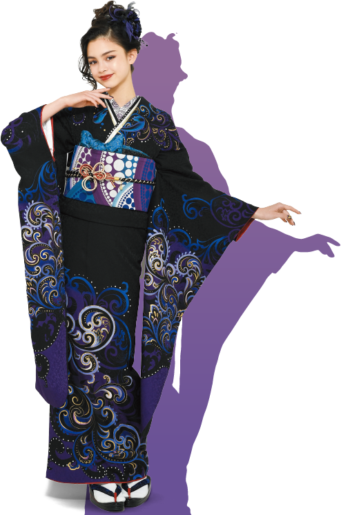 海の魔女アースラ振袖イメージ画像