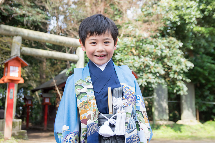 七五三 五歳児 羽織袴一式セット - 着物・浴衣・和小物