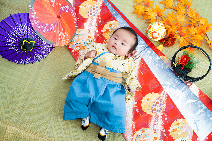 4月生まれの男の子が生後1カ月で初節句のお祝いをする場合